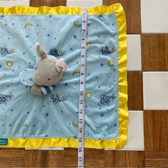 Goodnight Moon Bunny Rabbit Plush Lovey Security Blanket - Picture 12 of 12
